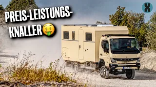 4x4 Fernreisemobil SCHNÄPPCHEN: Wilde Expedition Truck auf Fuso Canter Basis