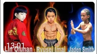 Super kids_lin Qiuana Vs Ryusei lmai. Vs. Jaden Smith I Taekwondo Kungfu Karate  Kids 2020