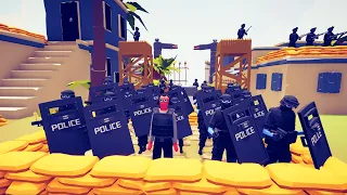 CAN 120x SWAT PROTECT MRPRESIDENT? - Totally Accurate Battle Simulator TABS