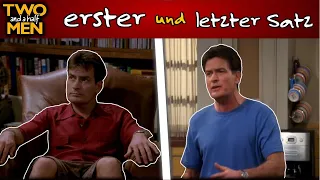 Der ERSTE und LETZTE Satz der TWO AND A HALF MEN Charaktere