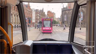 Riding around the Royal Palace at Dam Square Amsterdam - September 24, 2021 10:33