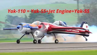 Yak-110 Aerobatic Display - Two Radials and a Jet Engine