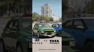 Hyundai exter vs tata punch #punch #exter