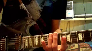 How to Play  intro solo of hearts burst into fire by bfmv on guitar instructional lesson