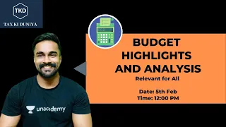 Budget 2022 | Budget 2022 Highlights & Analysis | In Hindi | With CA CS Shantam Gupta