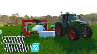 HOW TO MAKE SILAGE | Farming Simulator 23 | FS 23 | AMBERSTONE MAP | Timelapse