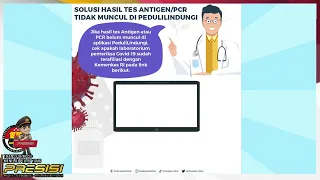 SOLUSI HASIL TES ANTIGEN / PCR TIDAK MUNCUL DI PEDULI LINDUNGI