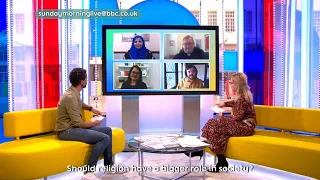 'Should religion have a bigger role in society? – Andrew Copson responds – BBC Sunday Morning Live