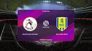 PES 2020 | Sparta Rotterdam vs Waalwijk - Netherlands Eredivisie | 21 September 2019 | Full Gameplay