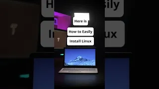 How to install Linux on any PC (EASILY) #shorts