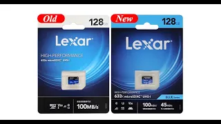 Карта памяти Lexar A2 633х 128 оригинал и потделка  Как отличить