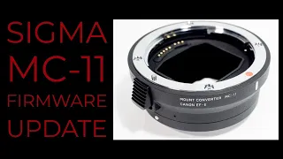 Обновление прошивки Sigma MC11 Firmware update