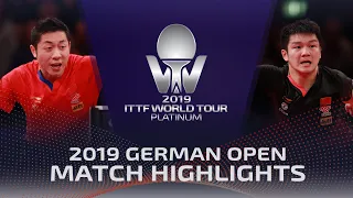 Xu Xin vs Fan Zhendong | 2019 ITTF German Open Highlights (Final)