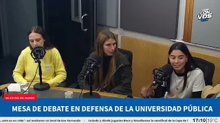 Mesa de debate en defensa de la universidad pública | Mejor País del Mundo