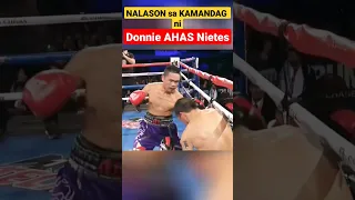 PINALAMON ng KAMAO! Ang BANGIS ng KAMANDAG ni Donnie "AHAS" Nietes