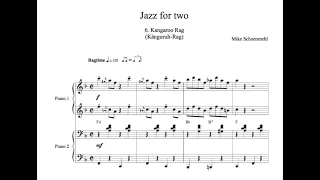 M. Schoenmehl - 6. Kangaroo Rag (Jazz for two) for piano four hands (Score)