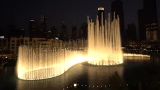 The Dubai Fountain - Sama Dubai (northeast view)