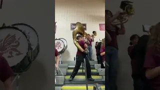 Sousaphone Crazy Train for pep band