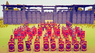 CAN 70x ROMAN SOLDIERS CAPTURE CARTHAGINIANS CASTLE - Totally Accurate Battle Simulator | TABS