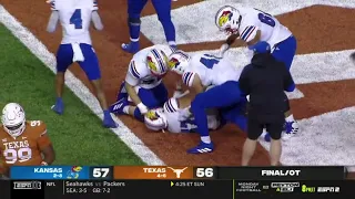 KANSAS BEATS TEXAS... IN FOOTBALL