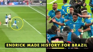 Brazilian Wonder kid Endrick Scored the Winning Goal Against England | England vs Brazil Highlights