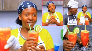 Wawooo🥰M.Charlene nawa Mugabo🥰 batweretse Uko wakora Jus y'imbuto zivanze | cocktail de fruits |