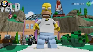 LEGO: Dimensions - The Simpsons Fun Pack - FREE ROAM SPRINGFIELD! (Gameplay Walkthrough)