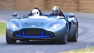 Aston Martin CC100 Speedster, Vantage GT12, Lagonda Great SOUNDS!