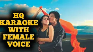 Gerua HQ Karaoke with Female Voice -Shah Rukh Khan | Kajol |Dilwale