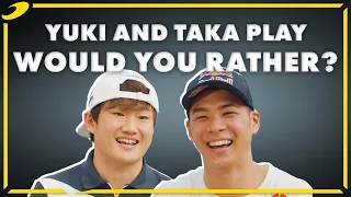 WOULD YOU RATHER?! Ft. Formula 1's Yuki Tsunoda & MotoGP's Taka Nakagami