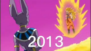 évolution de Goku ssj3 de (1995-2017)