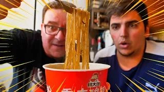 SPICY 🌶 FIRE 🔥 NOODLE CHALLENGE COM O MALUCO DO DAIZER