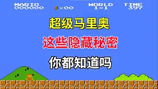 【超级马里奥】【Super Mario Bros】这些隐藏秘密你都知道吗——游戏界里程碑之作