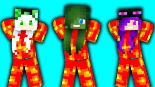 MONSTER SCHOOL : SUPER IDOL DANCE MEME FIRE MONSTER GIRLS - MINECRAFT ANIMATION