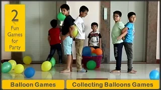 2 balloon games | Indoor games for kids | Party games for kids and family | Team building