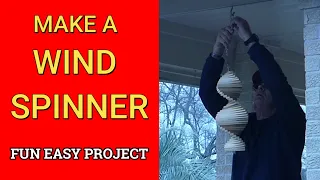 How To Build a Cool DIY Wind Spinner - Easy Step by Step Instructions