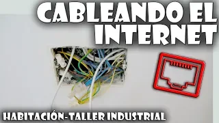 Cómo LLEVAR un CABLE ETHERNET a la HABITACIÓN INTERNET por CABLE en CASA #8 | HABITACIÓN TALLER