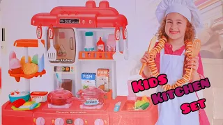 Kids kitchen set || unboxing and Assembling || Amazon kids Kitchen Set