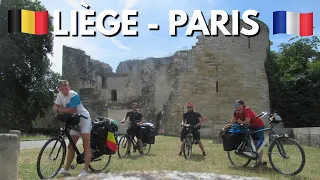 Bike Trip Belgium-France - Liège to Paris - 500 km total