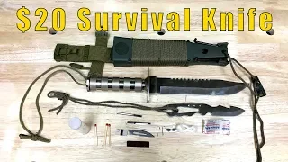 Best $20 Survival Knife On Amazon