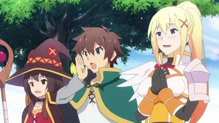 Konosuba Dub - Aqua freaking out in a cage