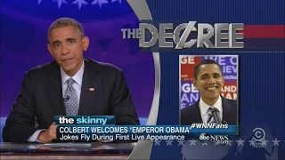 SKINNY: President Obama on "The Colbert Report"