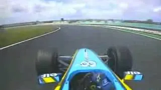 Fernando Alonso onboard pole lap magny cours 2004