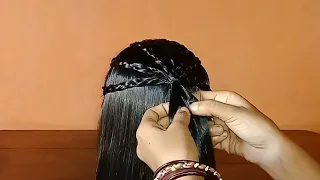 Easy hairstyle for girls अपने बालो के लिए नया हेयर स्टाइल