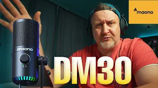 Maono DM30 | Первый программируемый интернет микрофон