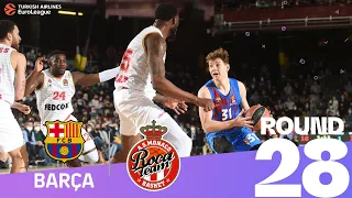 Calathes makes history in Barcelona's win!| Round 28, Highlights | Turkish Airlines EuroLeague