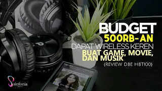 Budget 500rb-an dapat Headphone Wireless Keren buat Game, Movie dan Music (Review dbE HBT100)
