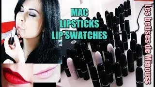 ** MAC LIPSTICK COLLECTION & SWATCHES **