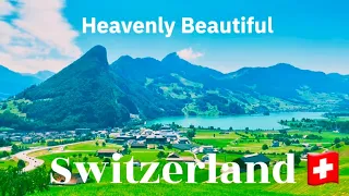 Canton Schwyz Switzerland 🇨🇭Heavenly Beautiful #switzerland #youtube #alps #mountains Futuretracks
