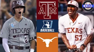 #3 Texas A&M vs Texas (EXCITING!) | Regionals Winners Bracket | 2024 College Baseball Highlights